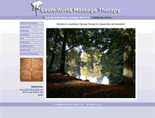 Tablet Screenshot of laurelhurstmassagetherapy.com